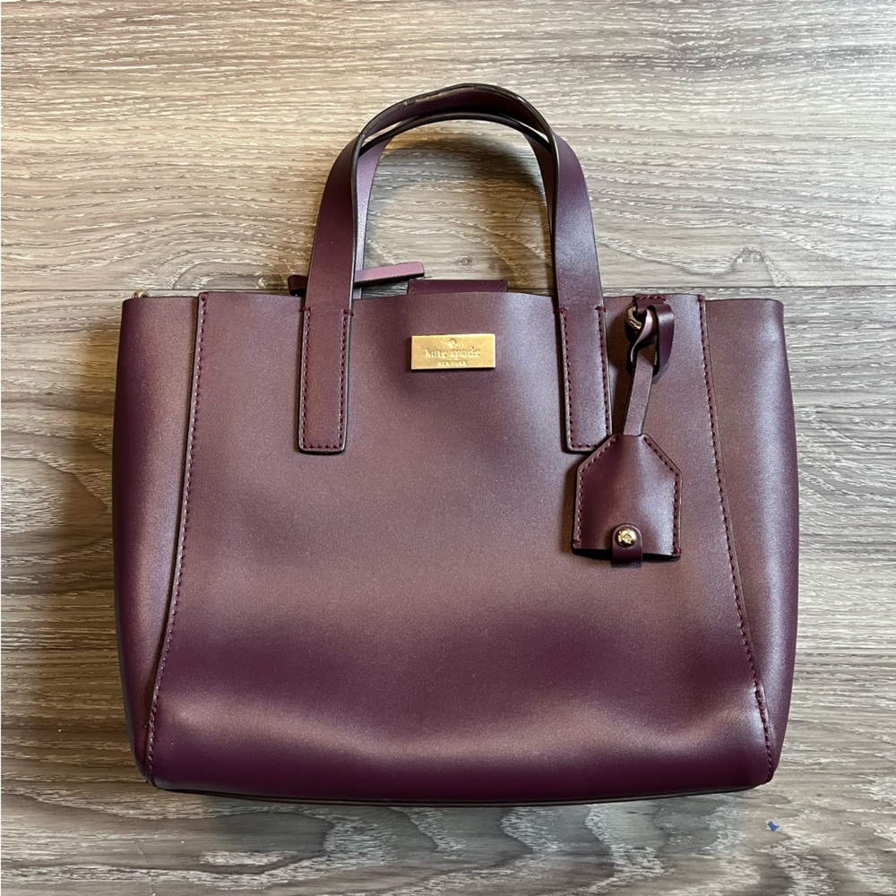 ♠️Kate Spade Small Nelle Putnam Purple Tote Bag